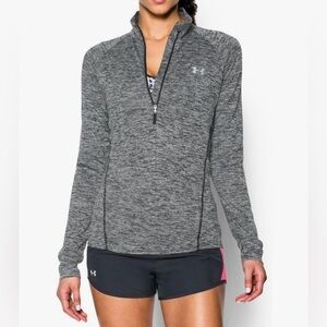 Under Armour Tech Long Sleeve T-shirt With 1/2 Zipper Closure, Sz S